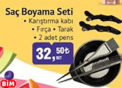 SAÇ BOYAMA SETİ